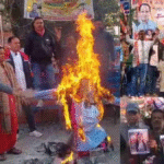 वीआईपी के नाम को लेकर फिर लोगों में उबाल, प्रदेशभर में कांग्रेस कार्यकर्ताओं का प्रदर्शन