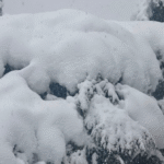 गंगोत्री और हर्षिल में बर्फबारी का सिलसिला जारी, हाईवे सुक्की टॉप में वाहनों के लिए हुआ बंद