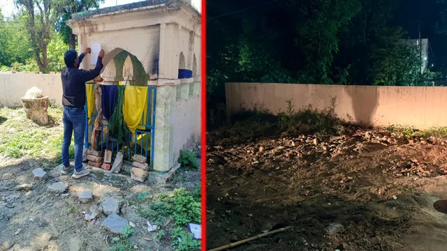 उत्तराखंड में धामी सरकार का बुलडोजर एक्शन, देहरादून में रातोंरात अवैध मजार ध्वस्त